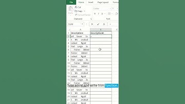 Trim Function | Microsoft Excel | Advance Excel #shorts