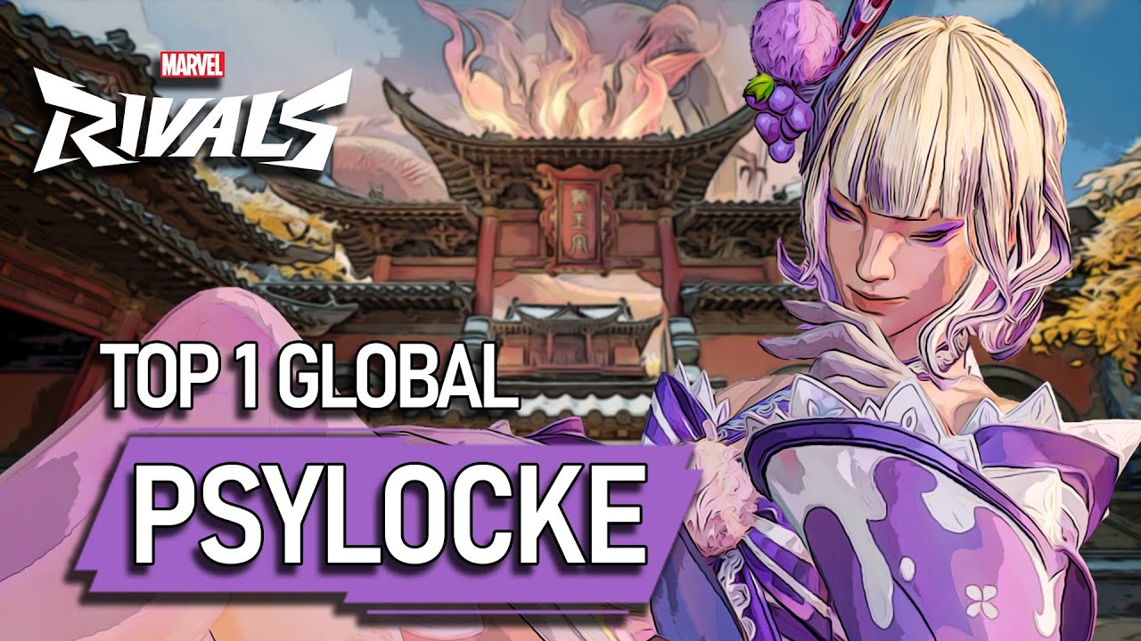 TOP 1 GLOBAL PSYLOCKE ! Goma - MARVEL RIVALS PRO
