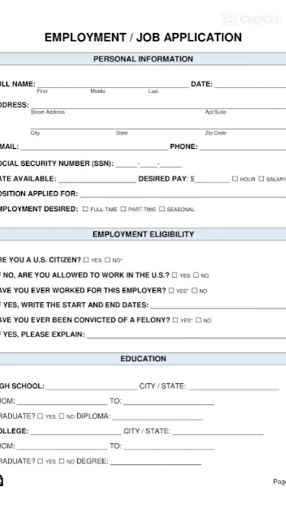 job application jumpscare