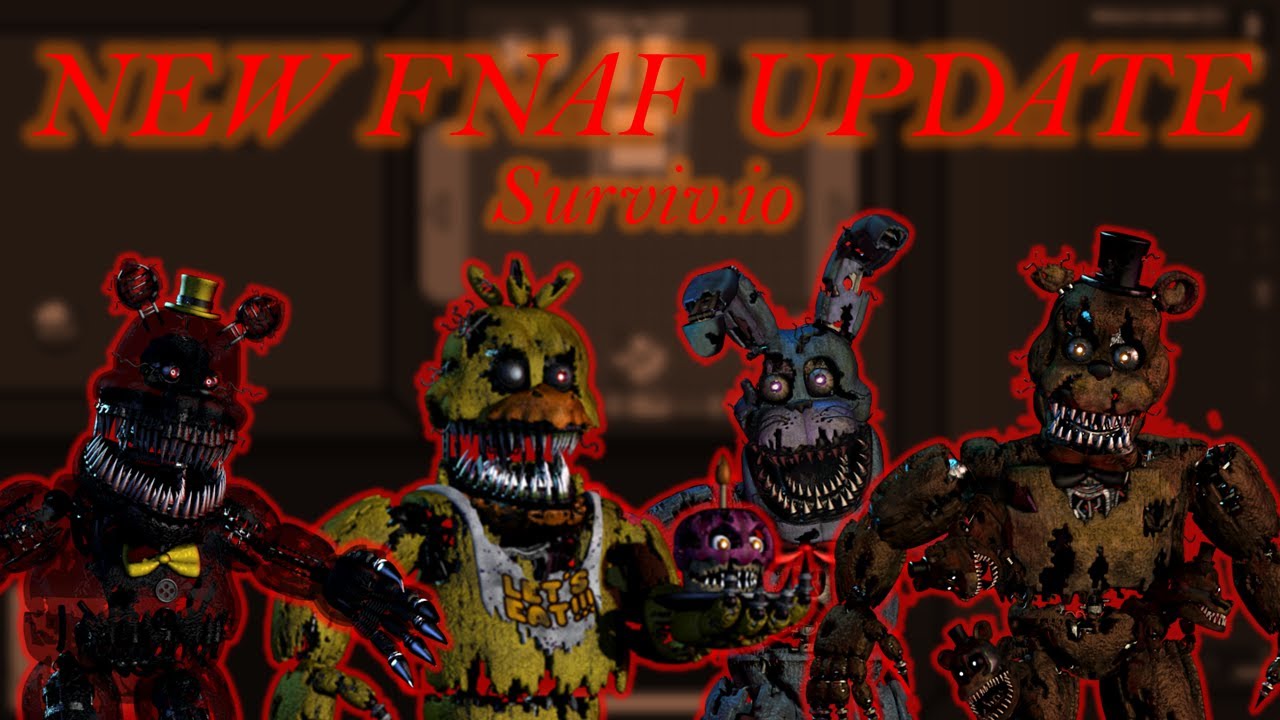 ''NEW'' FNAF MODE (scary) + "NEW" MAP (UPDATE ??) | Surviv.io