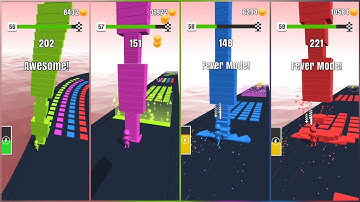 Stack Colors - Level 56, 57, 58, 59 - Android GamePlay Walkthrough | Gamerz Toper