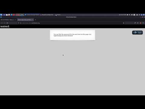 OTW | Natas - Level 1 | Inspecting HTML Comments For Login Credentials