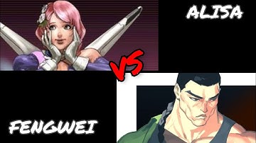 #铁拳7 #Tekken7 Season4 [BATTLE LEARN FRAME DATA] - #Fengwei Vs Alisa