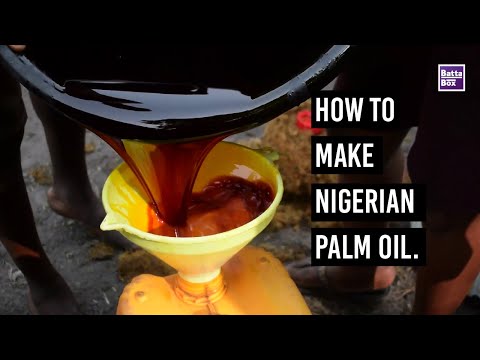 वीडियो: ताड़ का तेल अफ्रीका में किस लिए प्रयोग किया जाता है?