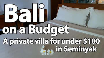 Bali on a Budget - Seminyak Luxury Pool Villa from under $100/day