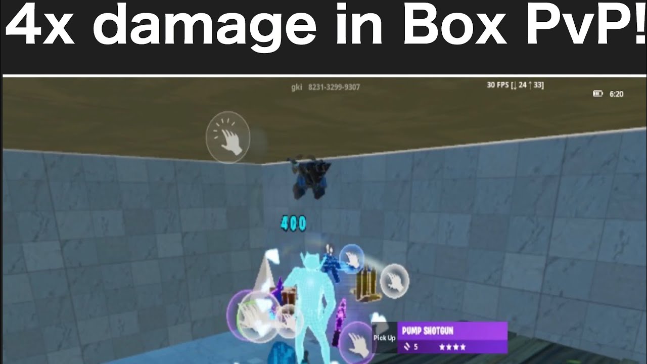 Hacking In Box Pvp Fortnite Mobile 4x Damage Just A Secret Feature In The Map Youtube