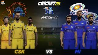 CSK vs MI Match 44 🔥 Rivalry Reloaded | High Stakes Battle IPL 2026