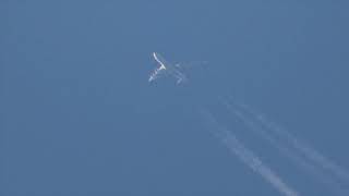 Cargolux Boeing 747 at 40k feet