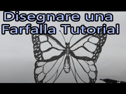 Video: Come Disegnare Una Farfalla A