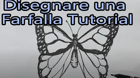 Come fare la farfalla disegno?