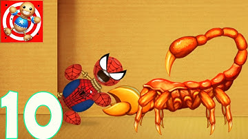 CRAZY FUN Animals Vs Buddy Spiderman - Kick The Buddy 2021 - Android Gameplay Walkthrough Part 10