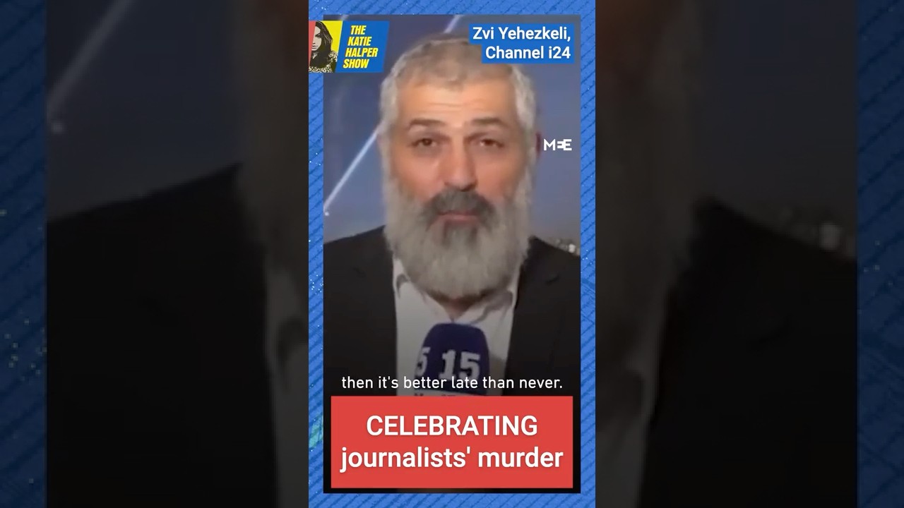 Israeli Anchor CELEBRATES Journalists’ Murder Live