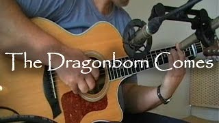 Video thumbnail of "Skyrim: The Dragonborn Comes - Malukah | fingerstyle guitar (with tabs)"