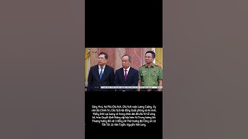 Chủ tịch nước Lương Cường trao quyết định thăng cấp bậc hàm Thượng tướng cho lãnh đạo Bộ Công an