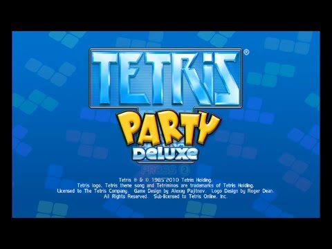 Tetris Party Deluxe Gameplay (Nintendo Wii)