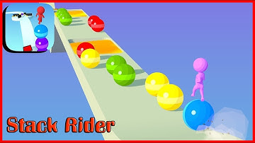 #1 Stack Rider: All Levels Gameplay - New Update Android, iOS
