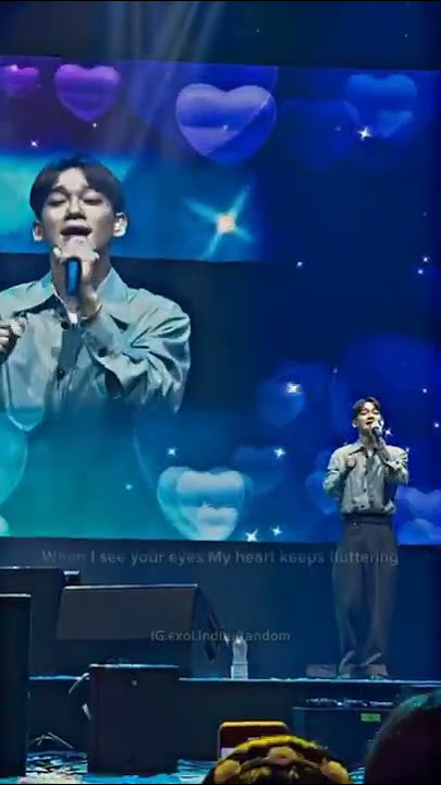 'Everytime I see you ' Chen live performance at hallyupopfest2022 London #CHEN #exo #dots #ost #kpop