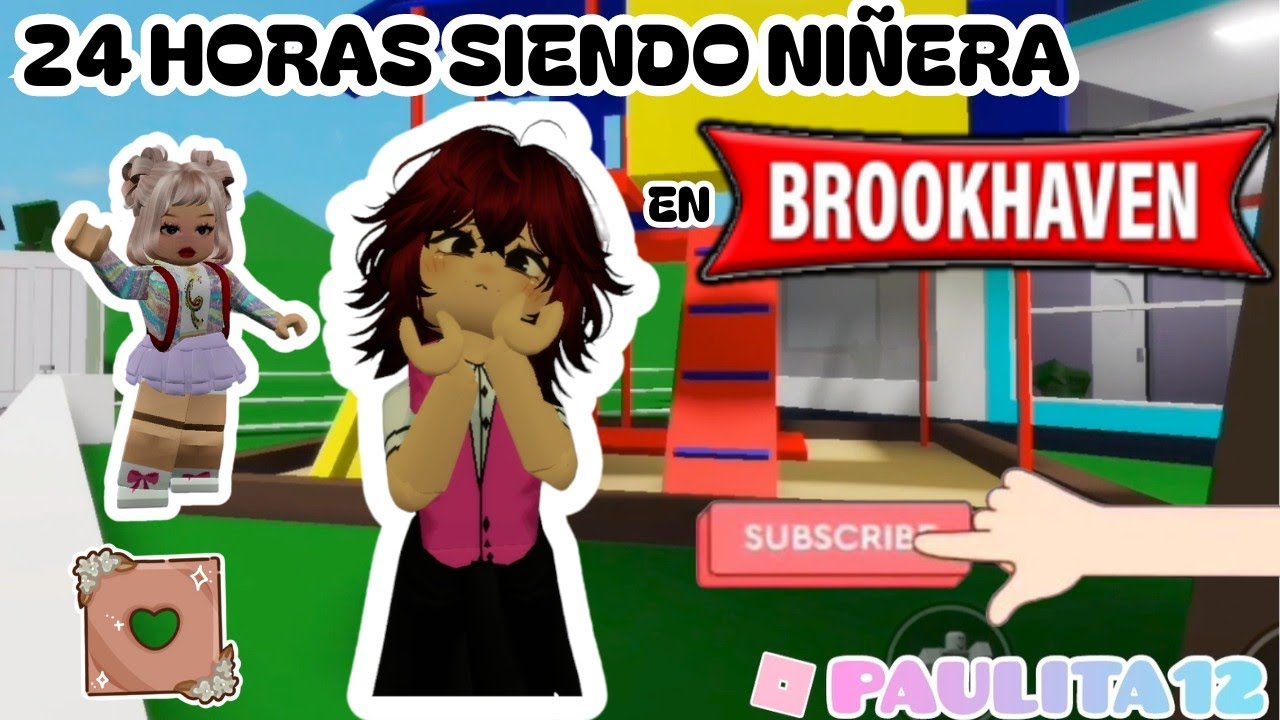 24 HORAS SIENDO NIÑERA EN BROOKHAVEN | Cuide a una niña malcriada | #Paulita12