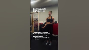 Single Arm Static Hold Bicep Curl