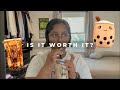 I tried brown sugar boba from 5 different shops  food diaries