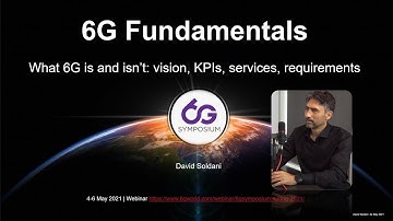 6G Fundamentals | Dr. David Soldani