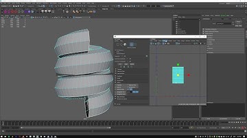 Unwrap a Helix - Maya