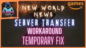 Server Transfer WORKAROUND Try This it WORKS!