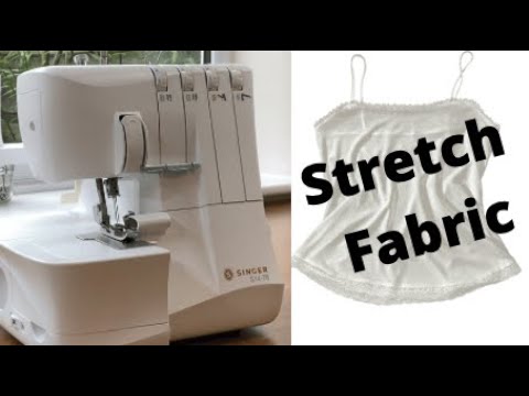 EASY Overlocker Project Camisole Lace on Stretch Fabric