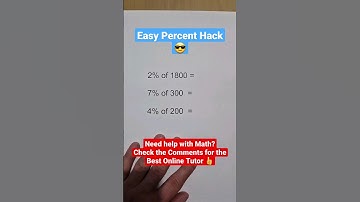 Find Percentages in Seconds | Percentage Problems - Shortcuts & Tricks 😎 #math #percents
