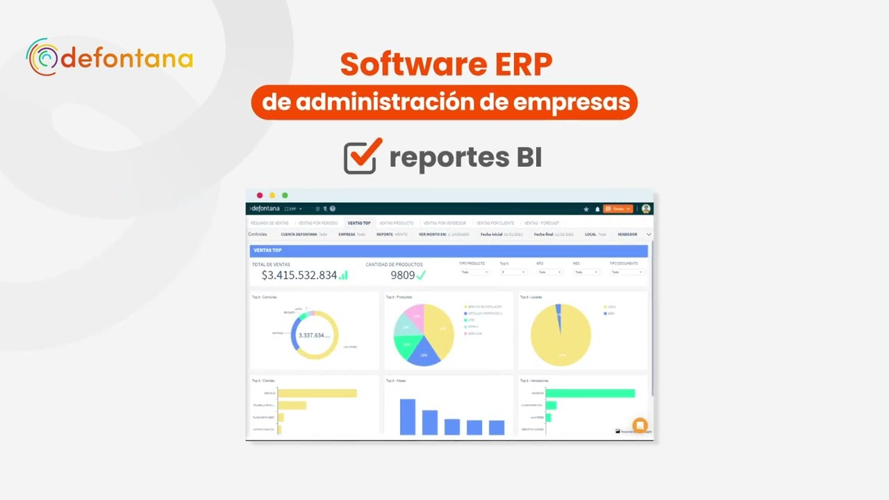 Defontana | Software erp de gestión empresarial