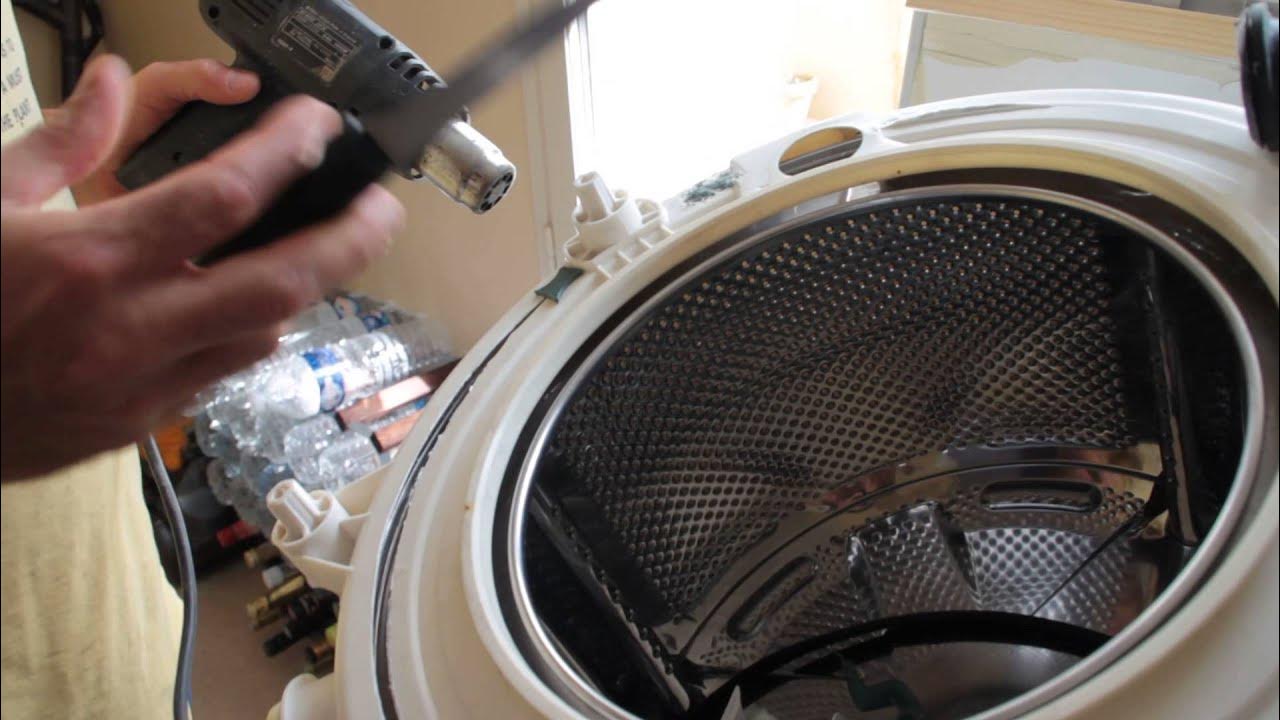 réparer une cuve de lave linge en plastique 