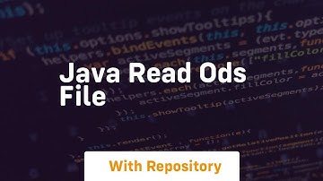 java read ods file