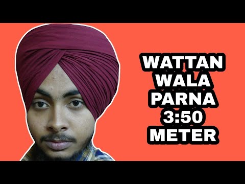 Easiest Way To Tie A Parna | Wattan Wala Parna | Tutorial | In Just 5 Mins