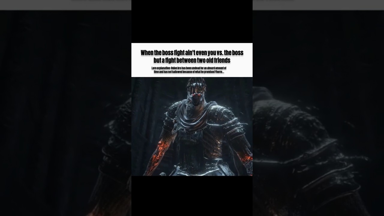 Yhorm and Siegward are REAL bros 🫡 