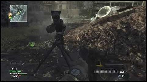 MW3 FAIL - sentry gun knife fail