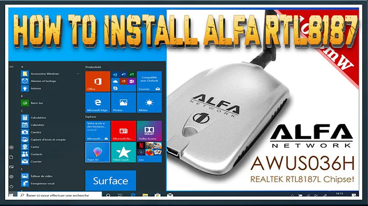 how to install driver ALFA RTL8187 on windows 10 - driver updater ALFA AWUS036H