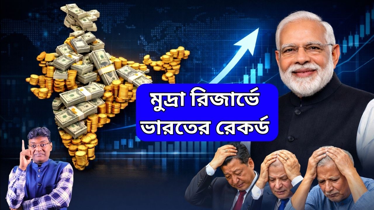 মুদ্রা রিজার্ভে ভারতের রেকর্ড। Indian Forex Reserve All Time High।santanu roy
