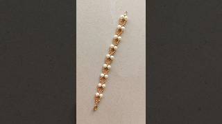 DIY beautiful white pearls bracelet made at home ✨️ ❤️ 🥰 #ytshorts #viralvideo #diy #haks 💫😱❣️