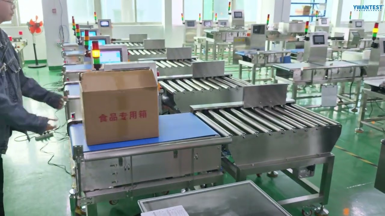 Big load weight range weight system Roller Conveyor Checkweigher for box