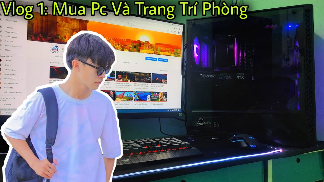 Vlog 1: Mua PC Và Trang Trí Phòng Stream 45 Triệu | BIG Shark- Official