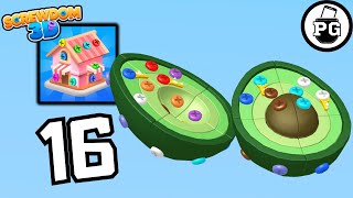 Unscrew a Big Avocado 🔩 Screwdom 3D - Gameplay Walkthrough |Part 16|