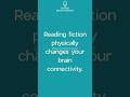 Your brain vs physically reading fiction books.