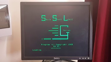 SSL 4000E G Series Computer - Loading from 8" Disk...