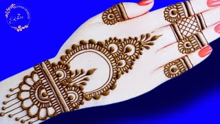 Latest Easy Arabic Mehndi Design for Hands | Zee Mehndi Designs
