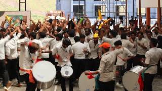 MBCCET Swastika'18 Flashmob dholl beat