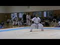 Ryuko kata 型・龍虎（リュウコ）Rybin Evgeny Russia Okikukai リュウビン・エフゲニー（ロシア沖空会) / Budokan Okinawa city 沖縄市武道館