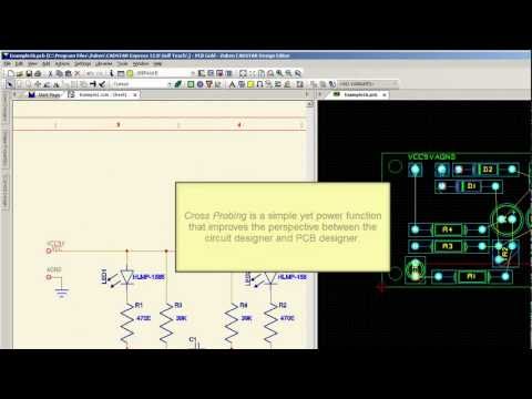 CADSTAR: Using cross probing