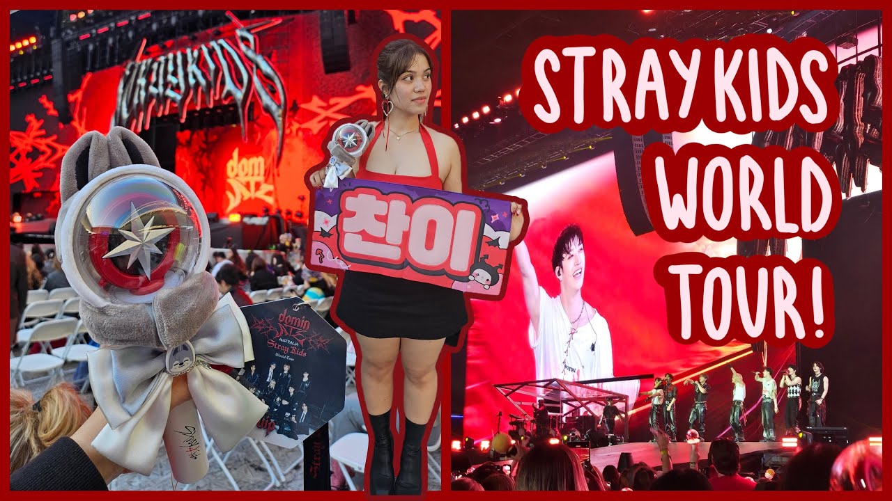 STRAY KIDS CONCERT VLOG! 🧭 dominATE tour in sydney 🐺🩶