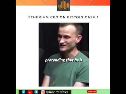 Etherium CEO On Bitcoin Cash #cryptocurrency #bitcoin #shorts