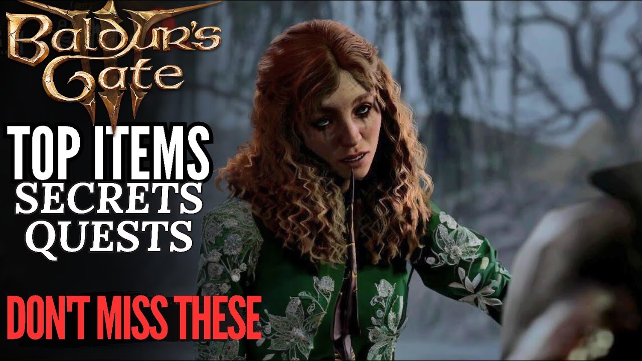 Baldur's Gate 3 Top Items, Secrets & Quests YouTube